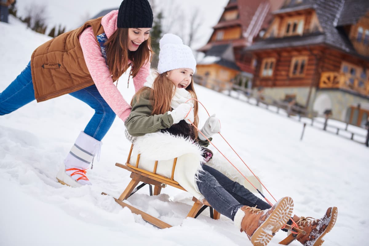 Tobogganing